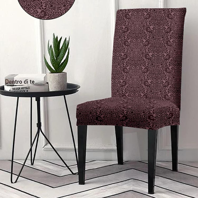 Helios Morgan Damask Print Dining Chair Cover