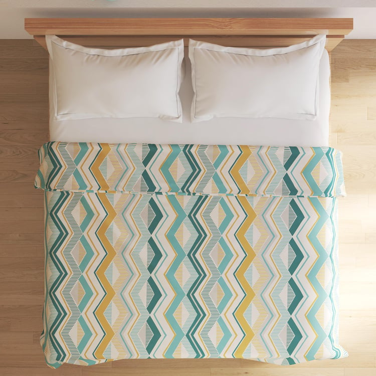 Ellipse Shoreline Printed Double Blanket