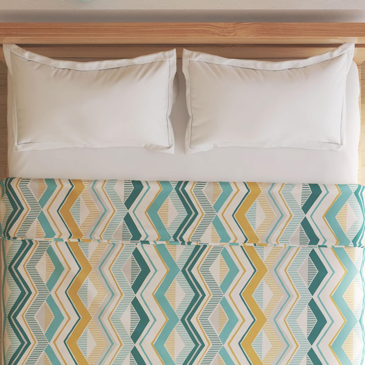 Ellipse Shoreline Printed Double Blanket