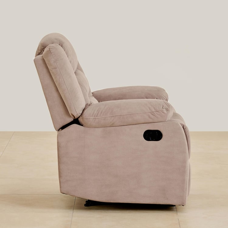 Cairo NXT Fabric 1-Seater Recliner - Beige