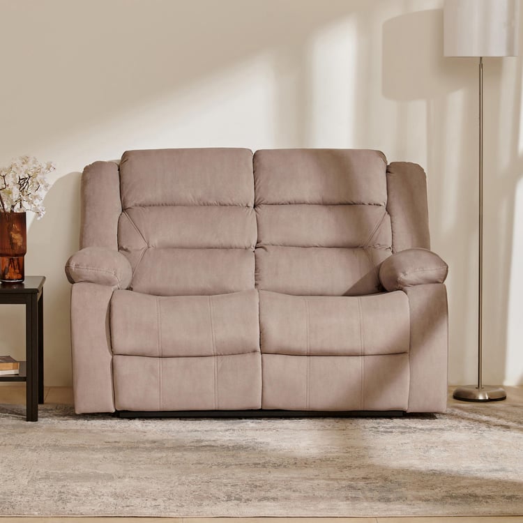 Cairo NXT Fabric 2-Seater Recliner - Beige