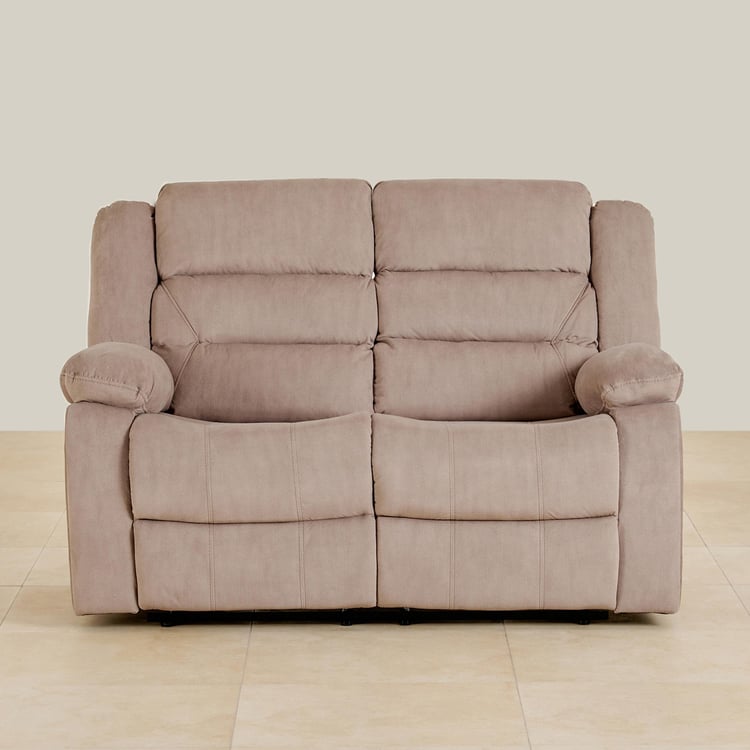 Cairo NXT Fabric 2-Seater Recliner - Beige