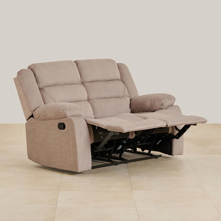 Cairo NXT Fabric 2-Seater Recliner - Beige