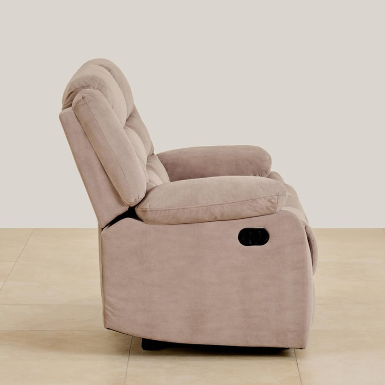 Cairo NXT Fabric 2-Seater Recliner - Beige