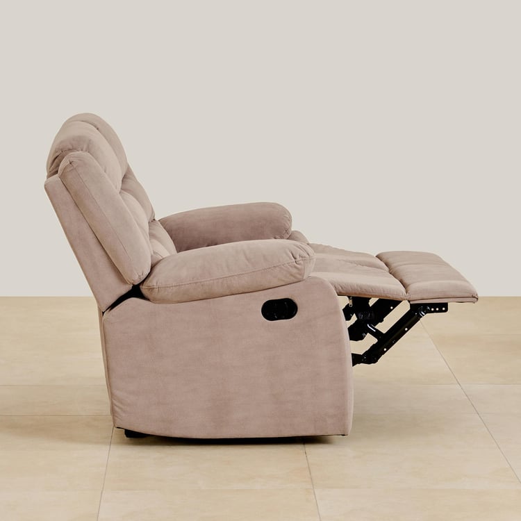 Cairo NXT Fabric 2-Seater Recliner - Beige