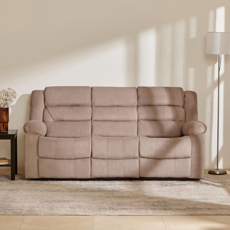 Cairo NXT Fabric 3-Seater Recliner - Beige