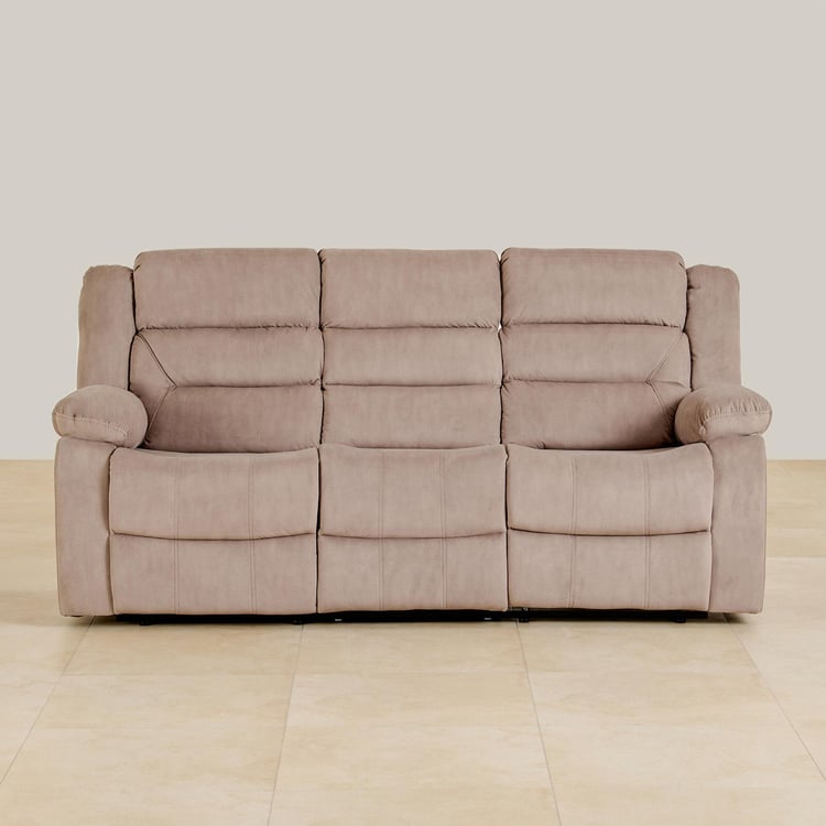 Cairo NXT Fabric 3-Seater Recliner - Beige