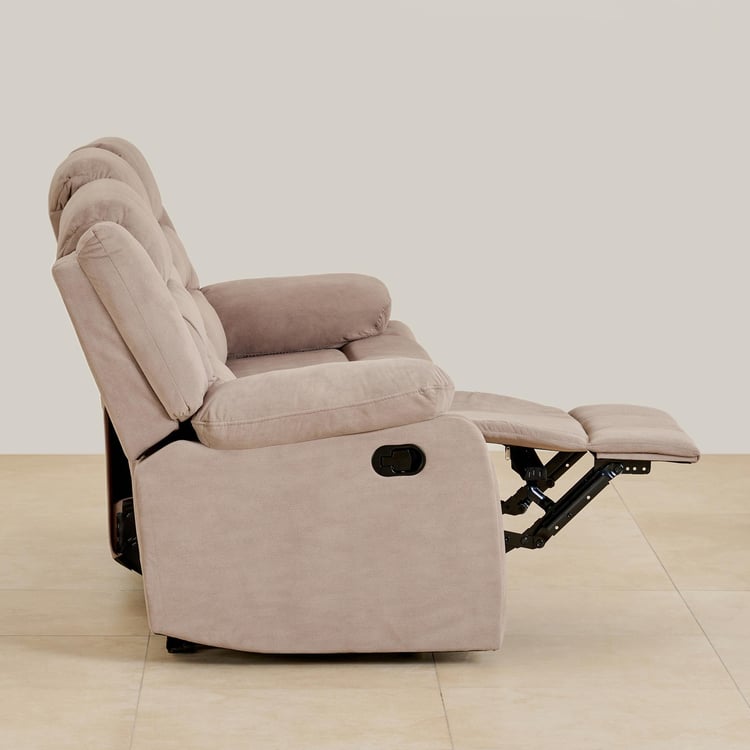 Cairo NXT Fabric 3-Seater Recliner - Beige