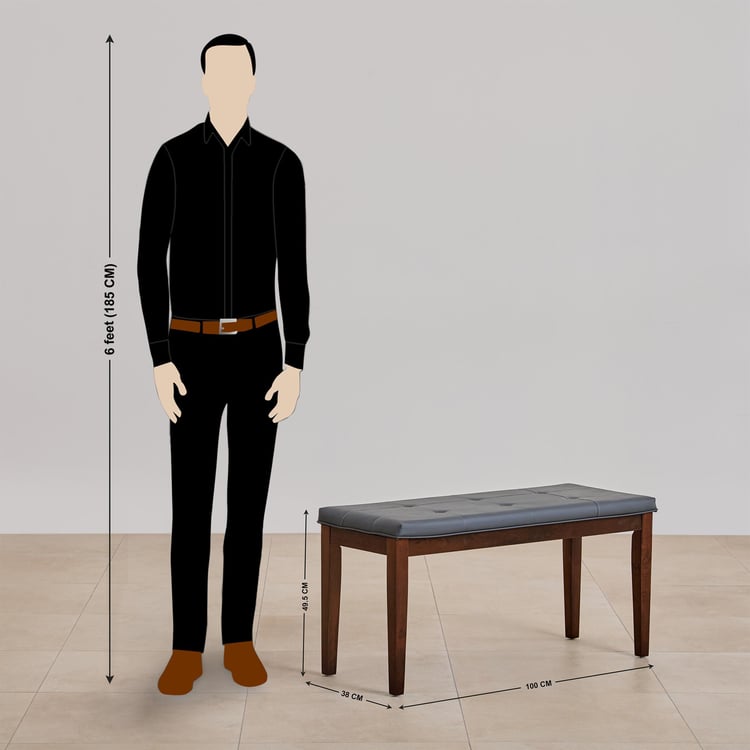 Jasper Faux Marble 4-Seater Dining Set with Chairs and Bench - White