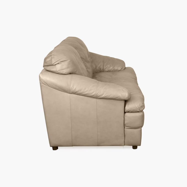 Napster Leather 2-Seater Sofa - Beige