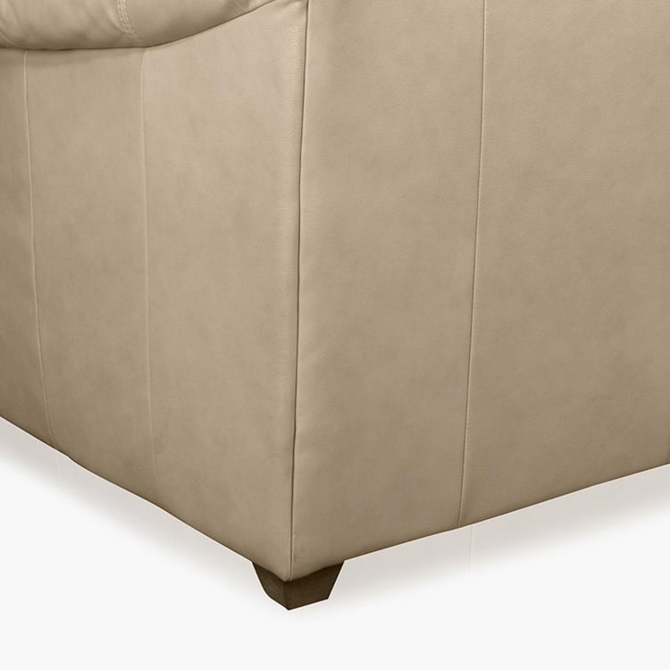 Napster Leather 2-Seater Sofa - Beige