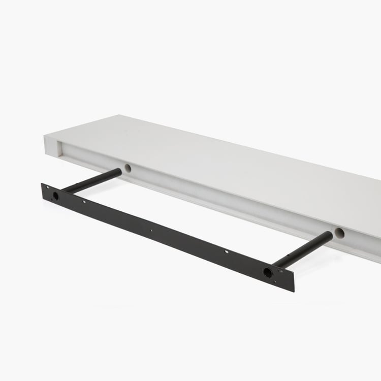 Chicago High Gloss Wall Shelf - White