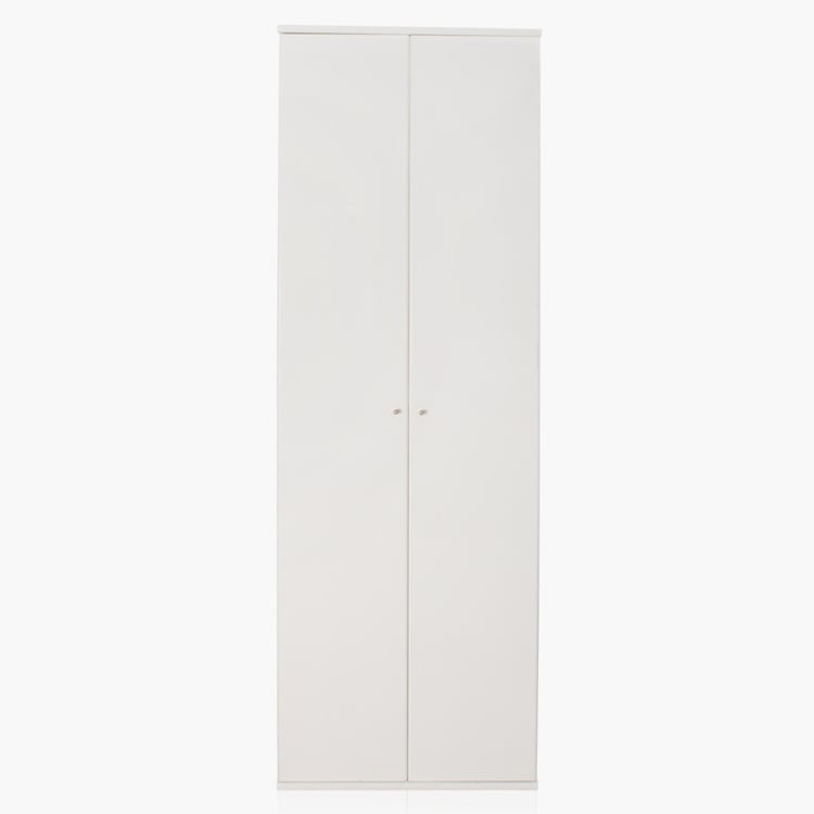 Alps 33 Pairs Tall Shoe Cabinet - White