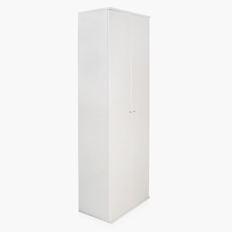 Alps 33 Pairs Tall Shoe Cabinet - White