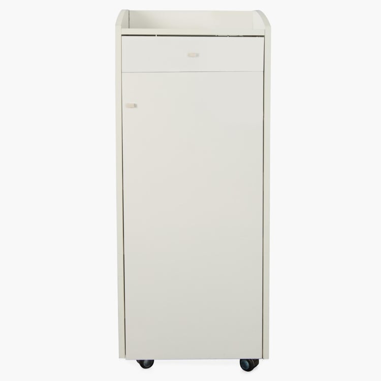 Alps 18 Pairs Shoe Cabinet with Drawer - White