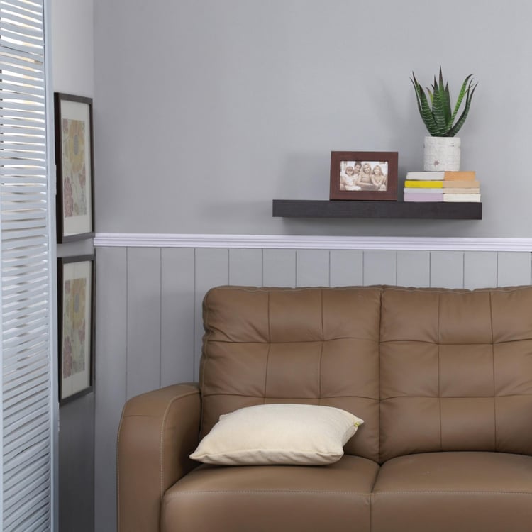 Chicago High Gloss Wall Shelf - Brown