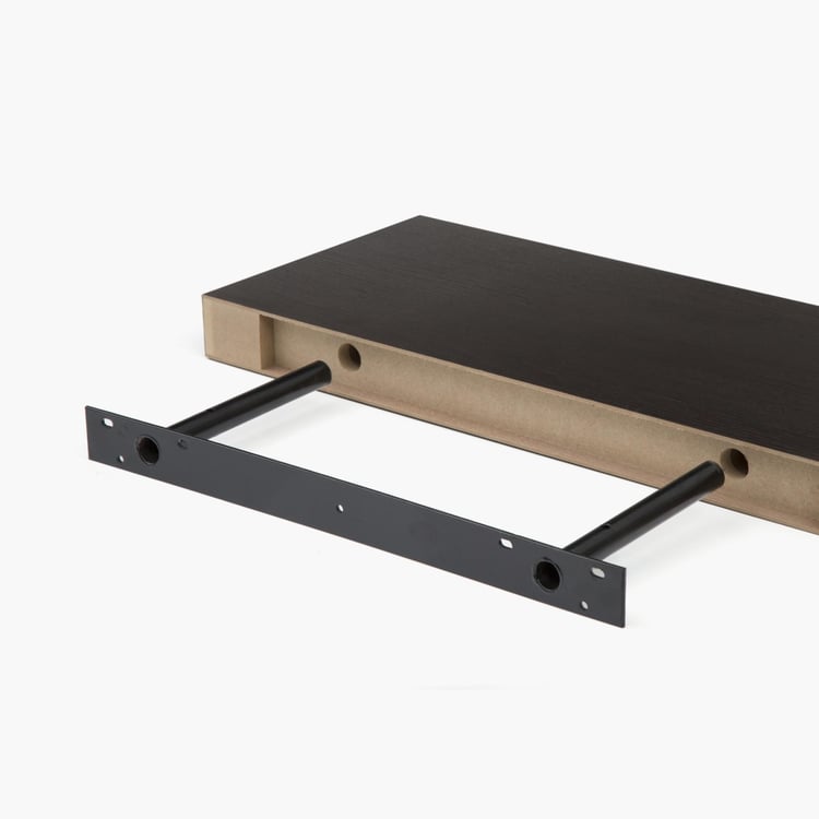 Chicago High Gloss Wall Shelf - Brown