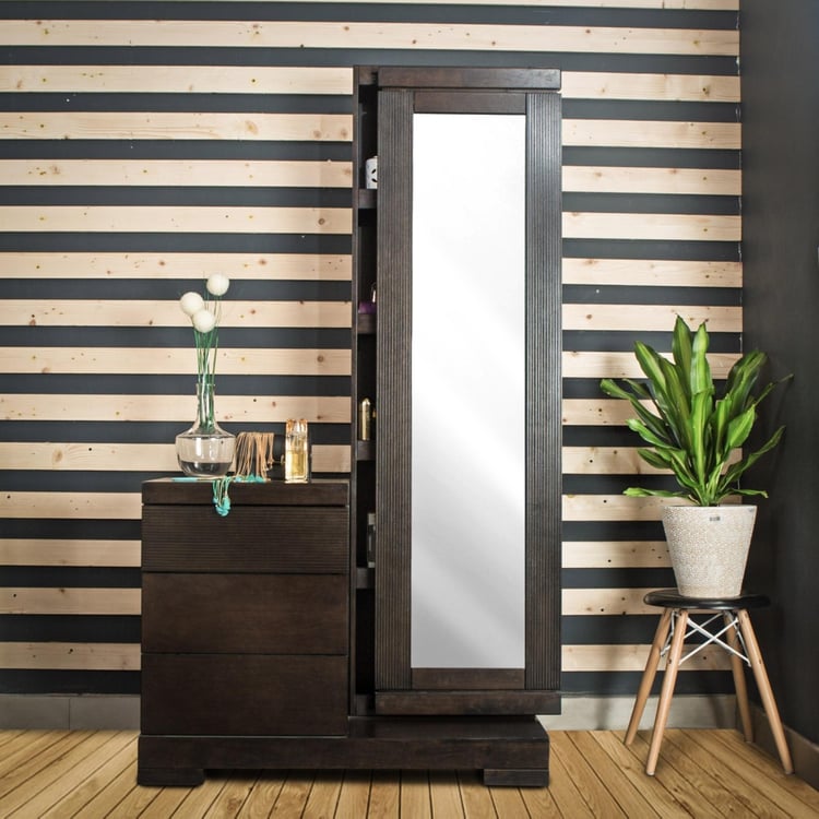 Geneva Tall Dresser with Sliding Mirror