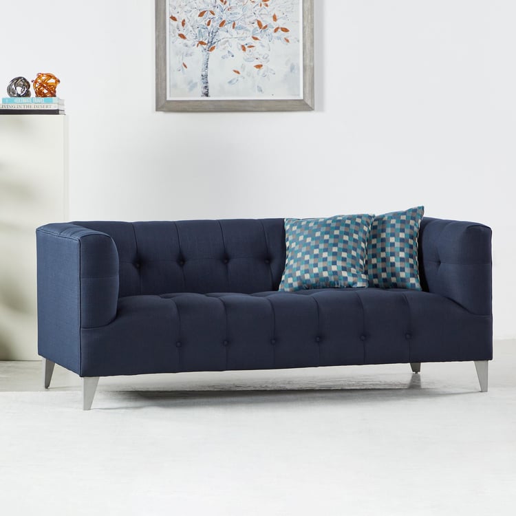 Morgan Fabric 2-Seater Sofa - Blue
