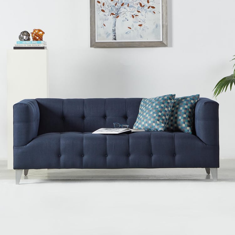 Morgan Fabric 2-Seater Sofa - Blue
