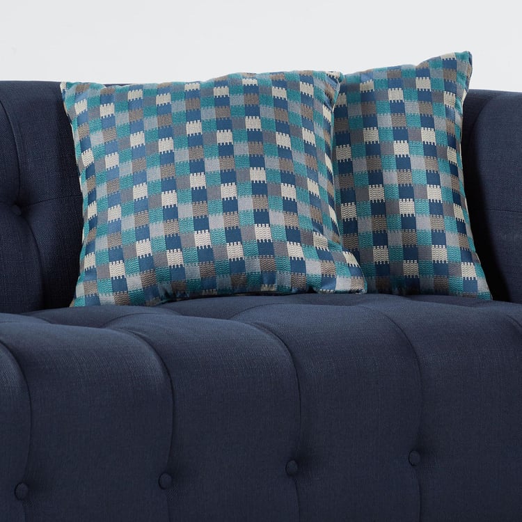 Morgan Fabric 2-Seater Sofa - Blue