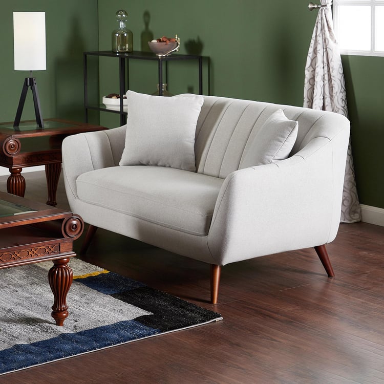 Ivy Fabric 2-Seater Sofa - Grey