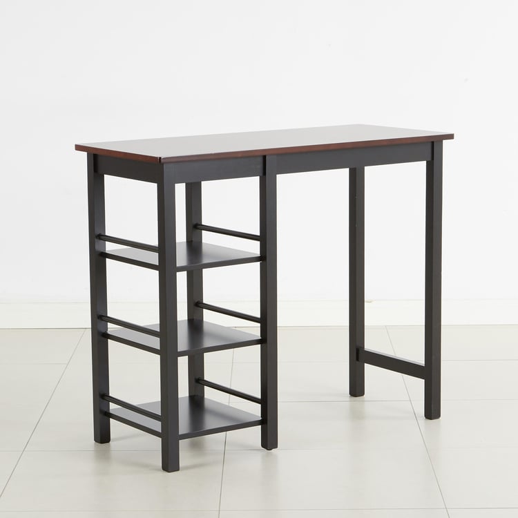 Tampa High Table with Stools - Brown