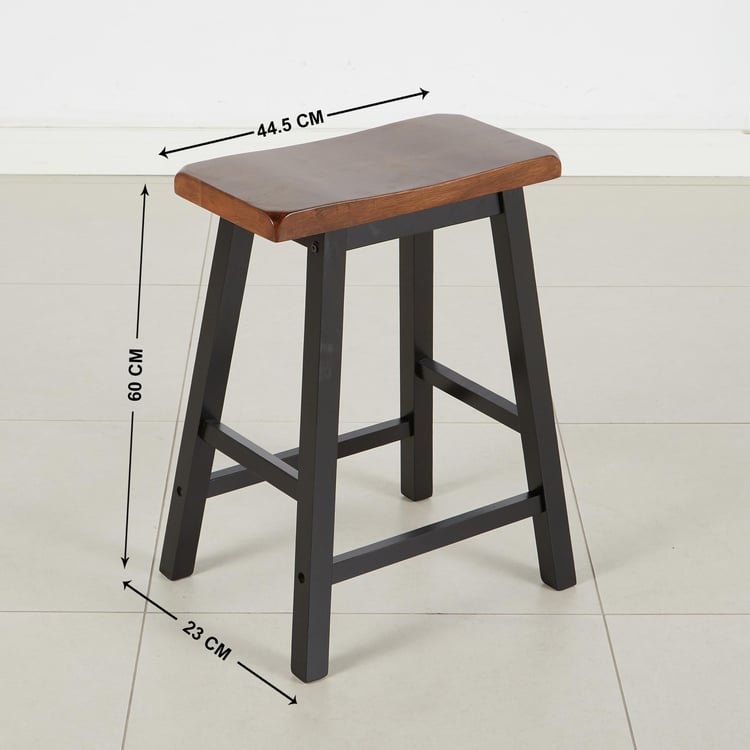 Tampa High Table with Stools - Brown
