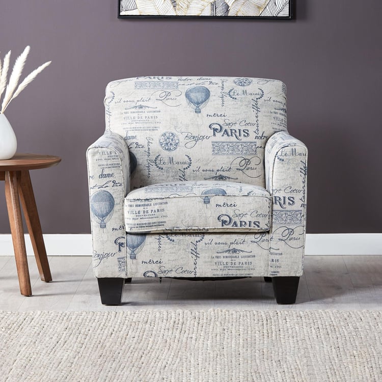 Tivoli Fabric Armchair - Green