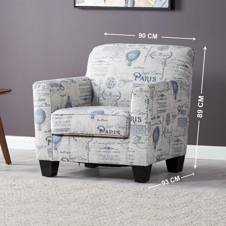 Tivoli Fabric Armchair - Green