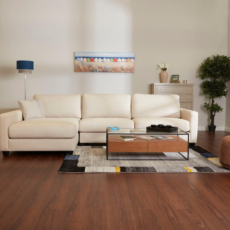 Pax 2-Drawer Rectangular Coffee Table - Brown