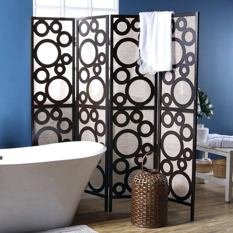 Bubbles Foldable Screen - White