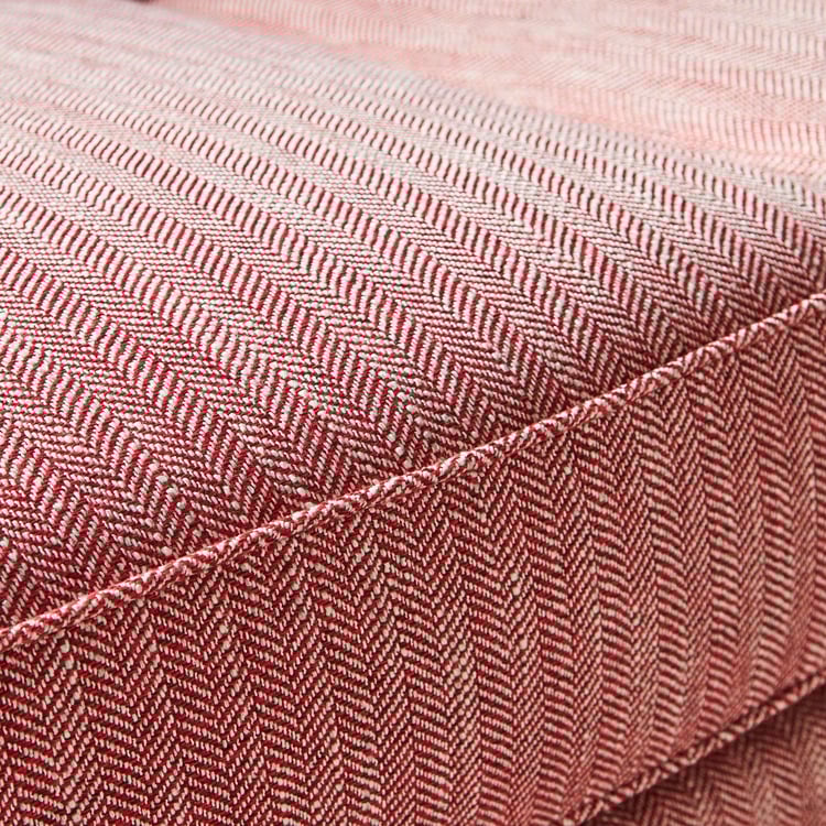 Oakland Fabric 2-Seater Sofa - Red