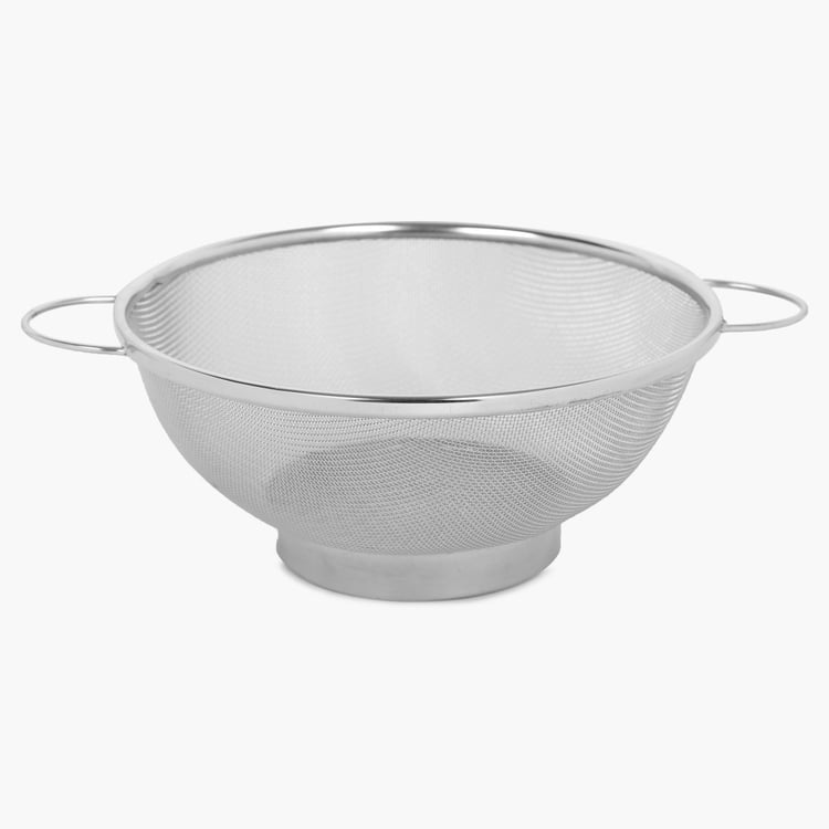 Ferrit Sivia Silver Stainless Steel Colander Basket - 33x25.3x11.2cm