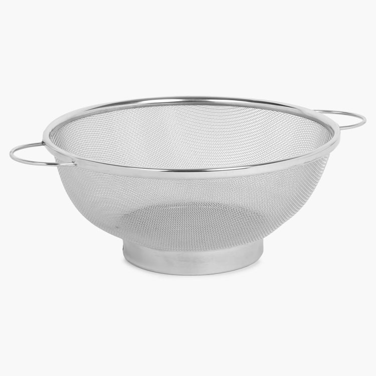 Ferrit Sivia Silver Stainless Steel Colander Basket - 33x25.3x11.2cm