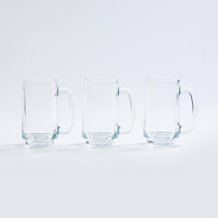 OCEAN 3-piece Round Beer Mug set - 357 ml