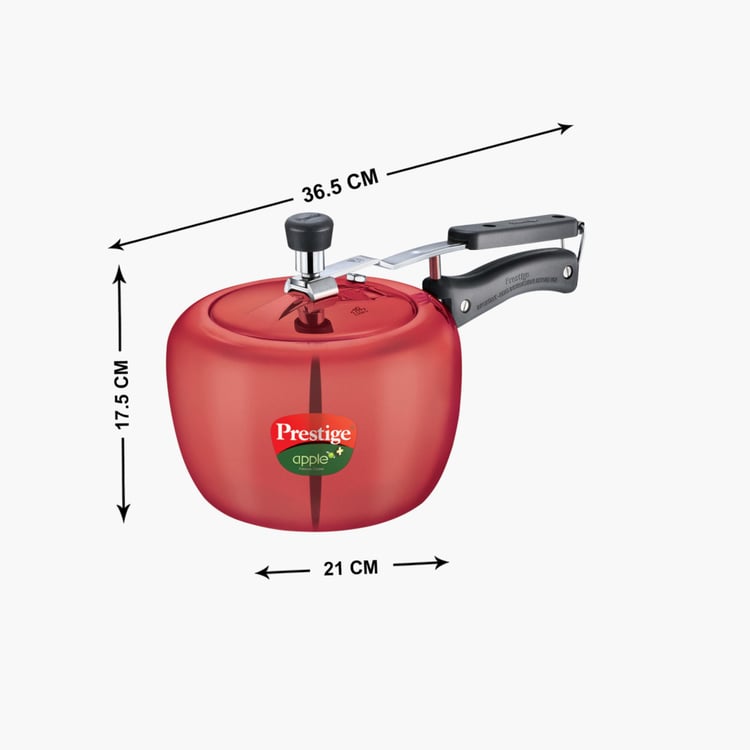 Buy PRESTIGE Apple Plus Aluminium Pressure Cooker 3l from Prestige at just INR 1750.0