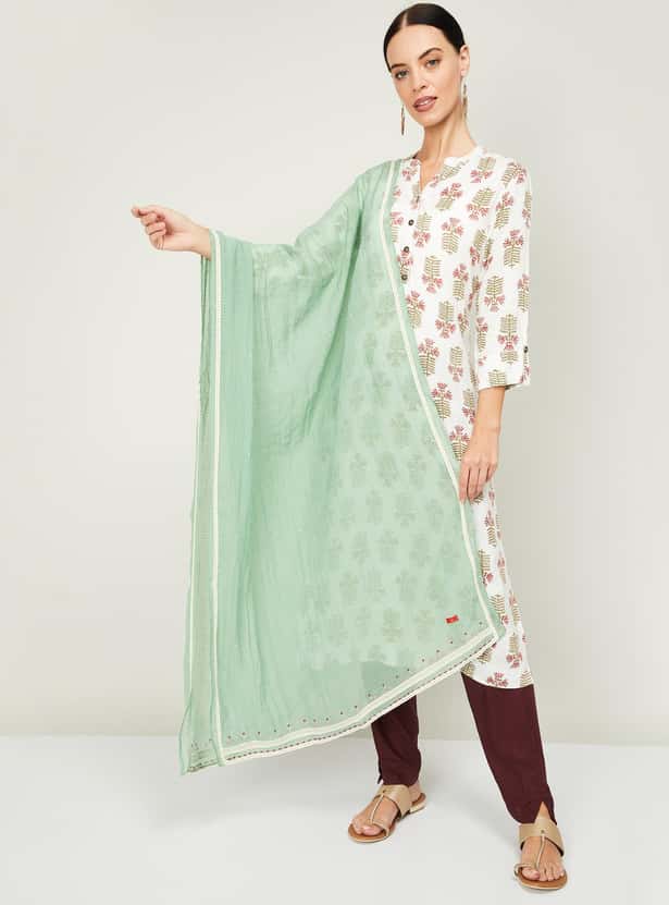 W Women Embroidered Dupatta