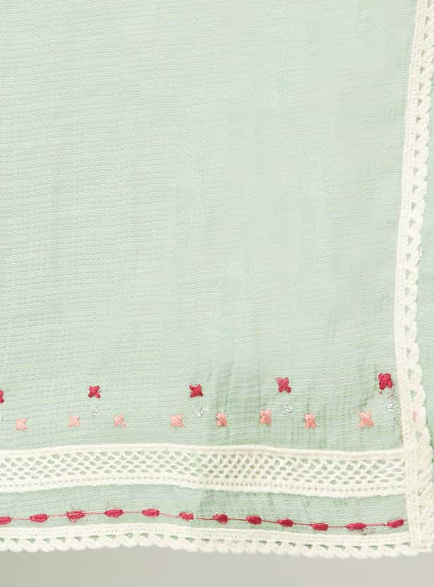W Women Embroidered Dupatta