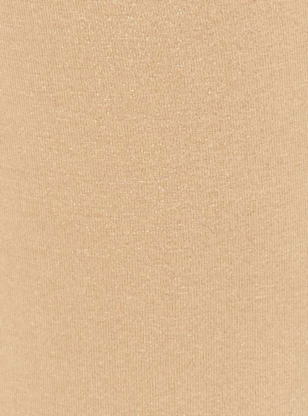 W Women Solid Elasticated Leggings