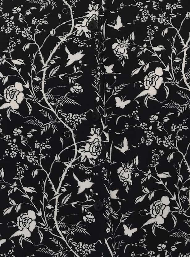 VAN HEUSEN Women Floral Print High-Low Shirt Tunic