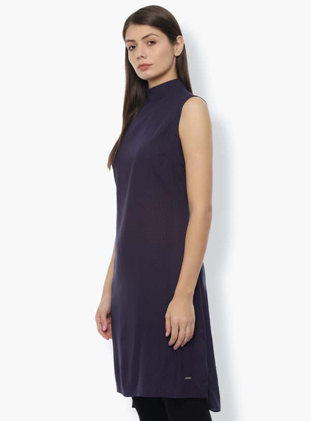 VAN HEUSEN Women Printed Sleeveless Straight Tunic