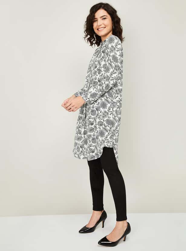 VAN HEUSEN Women Printed Straight Kurta