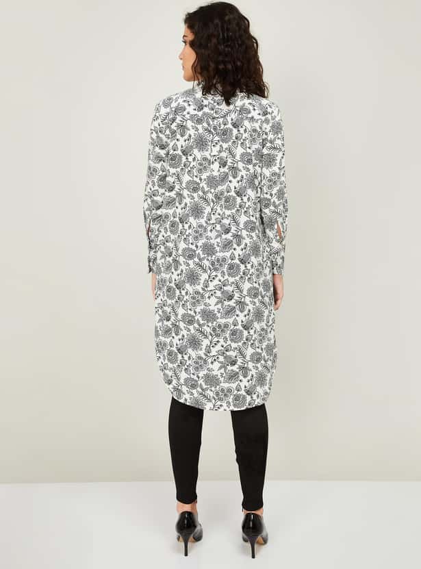 VAN HEUSEN Women Printed Straight Kurta