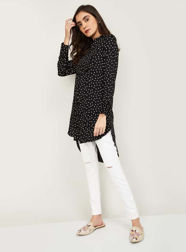 VAN HEUSEN Women Printed High-Low Tunic