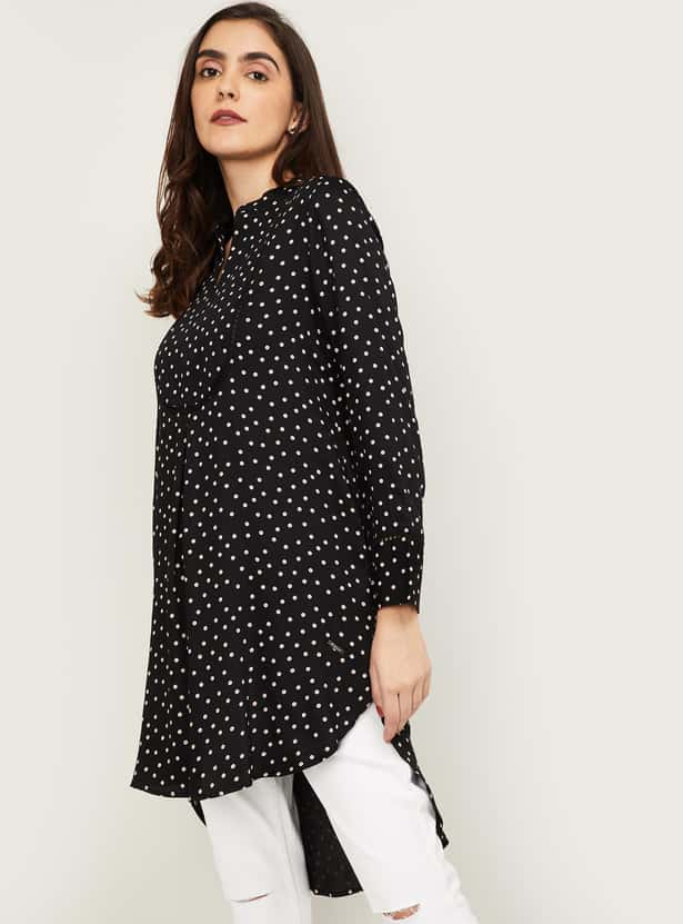 VAN HEUSEN Women Printed High-Low Tunic