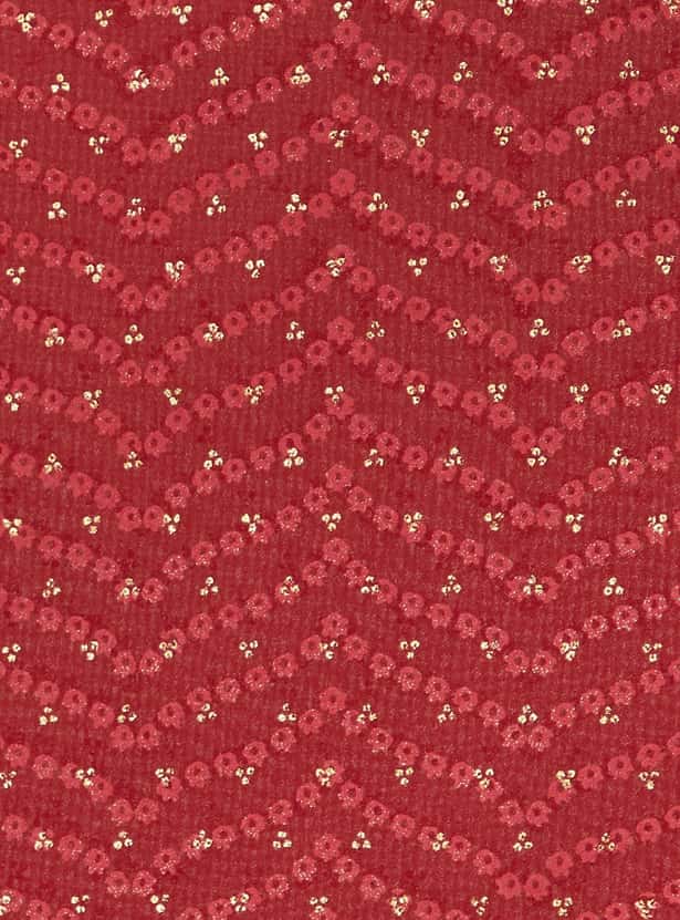 W Women Printed Dupatta with Zari Work