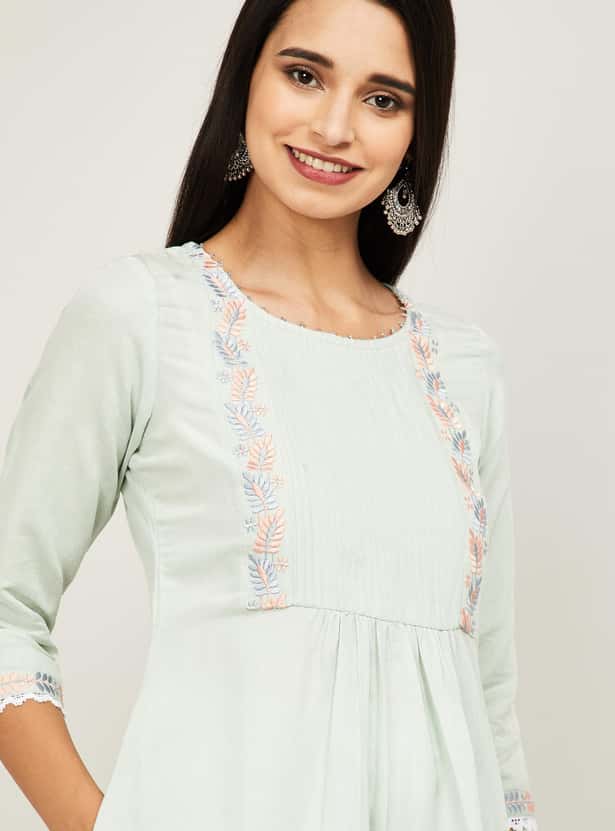 MELANGE Women Printed A-Line Kurta