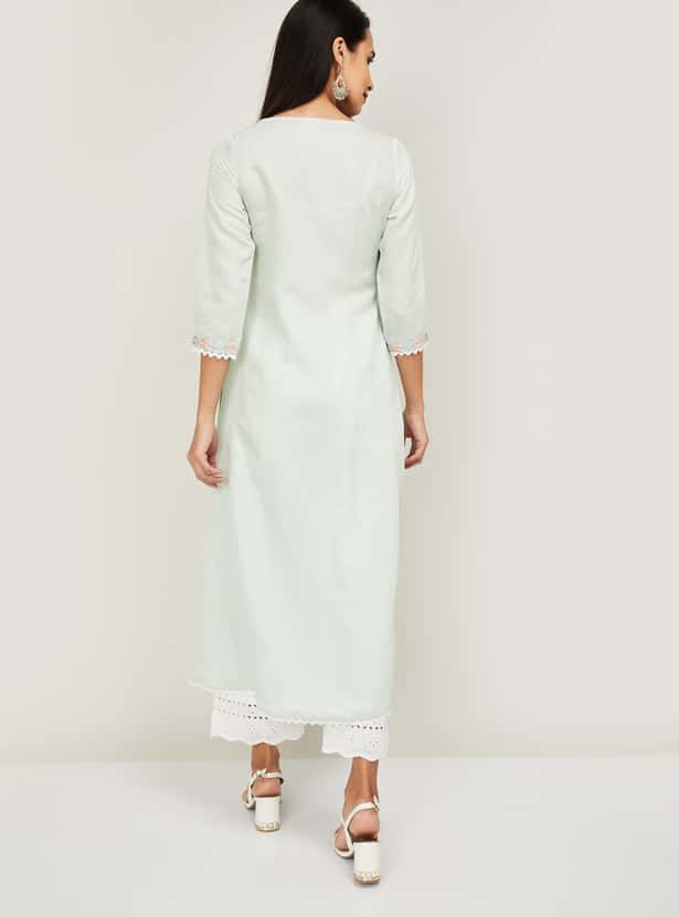 MELANGE Women Printed A-Line Kurta