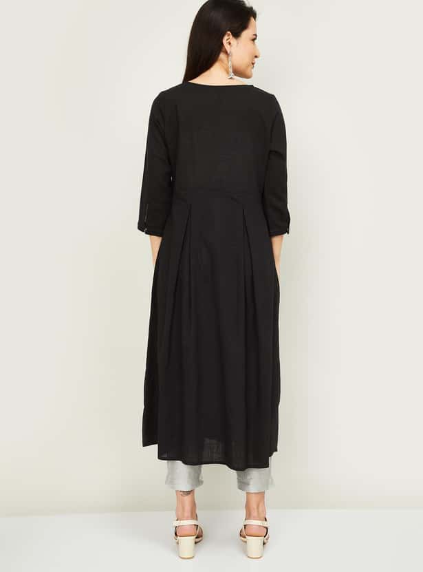 MELANGE Women Embroidered A-Line Kurta